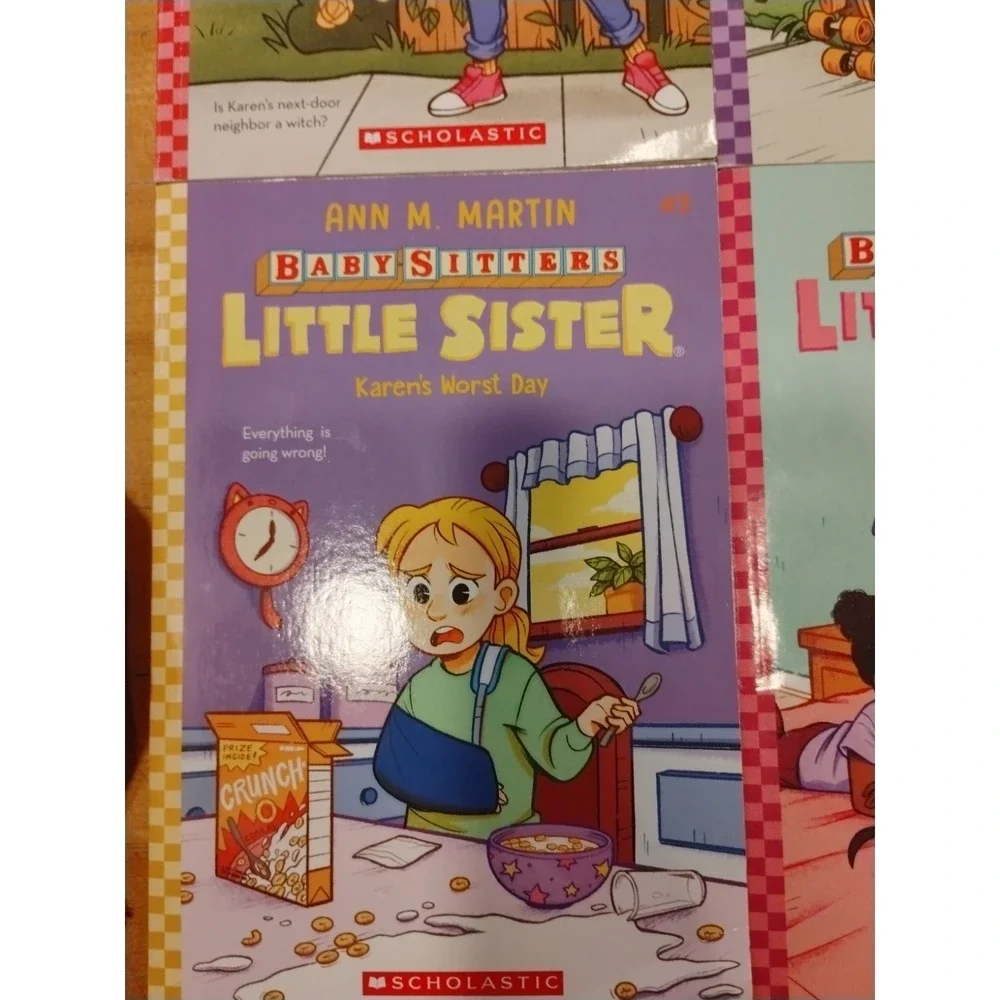 Scholastic Kids Baby-Sitters Little‎ Sister fiction Books set 1-4 Ann M. Martin